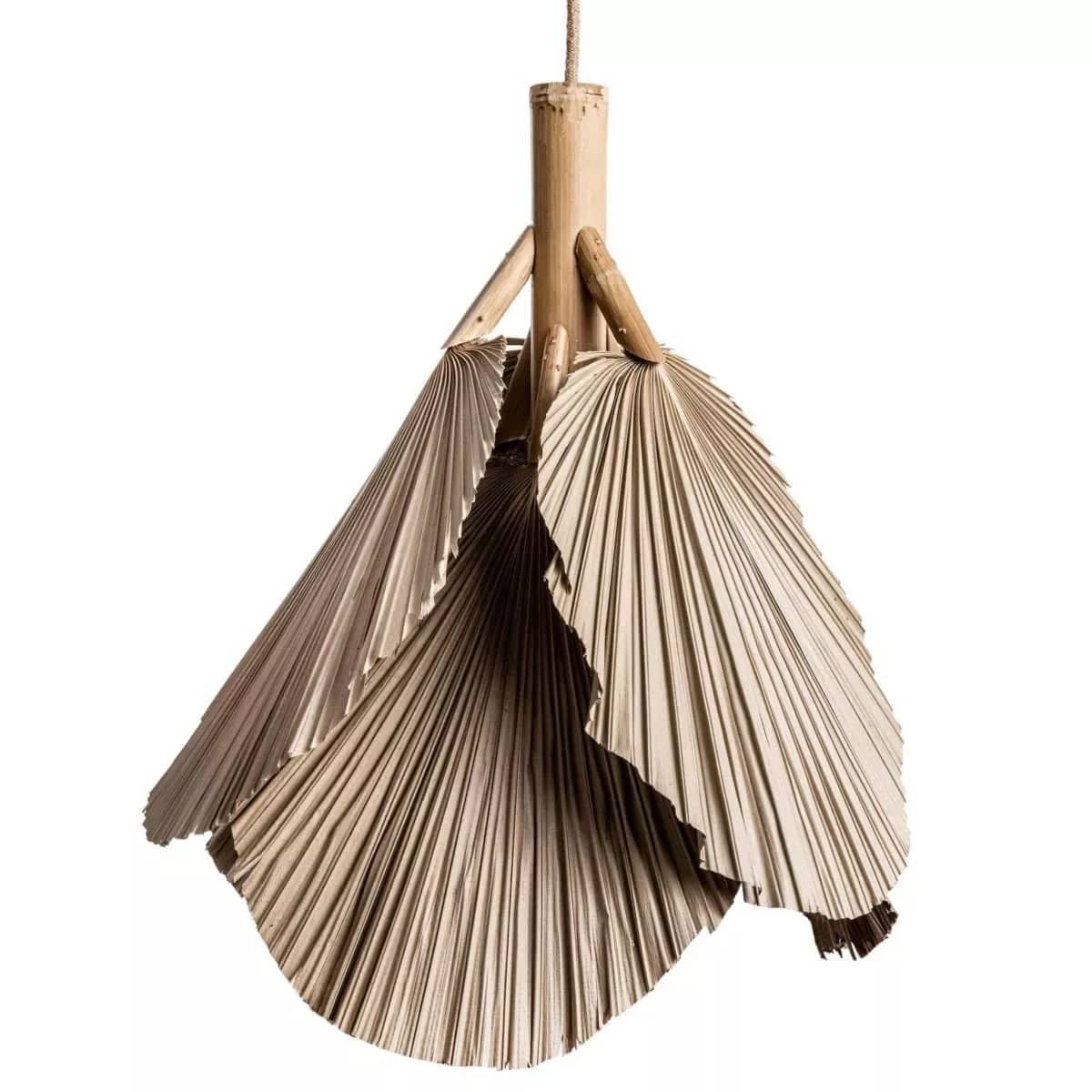 Hinaki Dated Palm Leaves Pendant Light - Rowabi