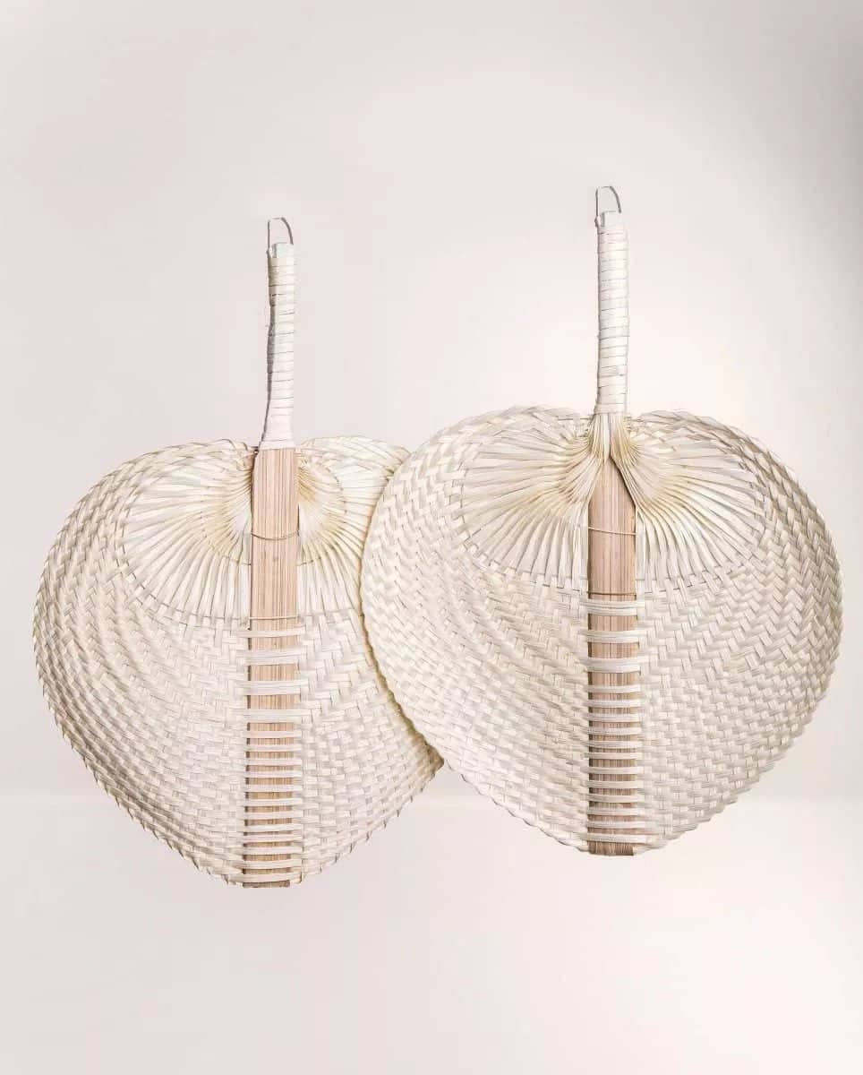 Palmera Dated Bamboo Fan Decor - Rowabi