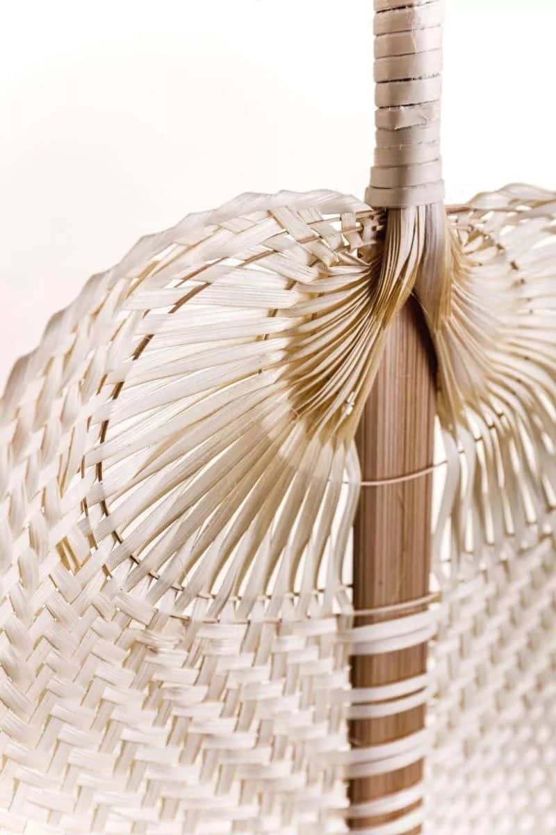 Palmera Dated Bamboo Fan Decor - Rowabi