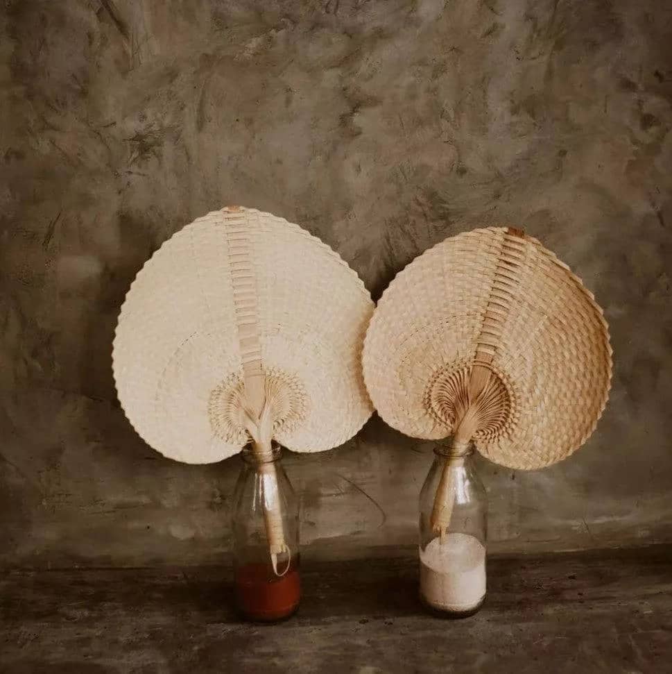 Palmera Dated Bamboo Fan Decor - Rowabi