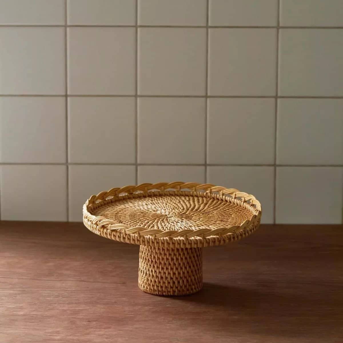 Vanora Rattan Tray Medium - Rowabi